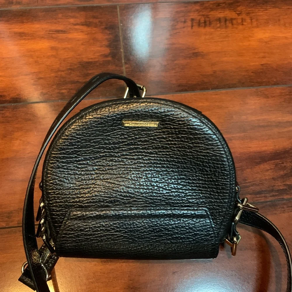 Rebecca Minkoff Black Leather Crossbody Bag in great Preloved condition - Picture 5 of 10